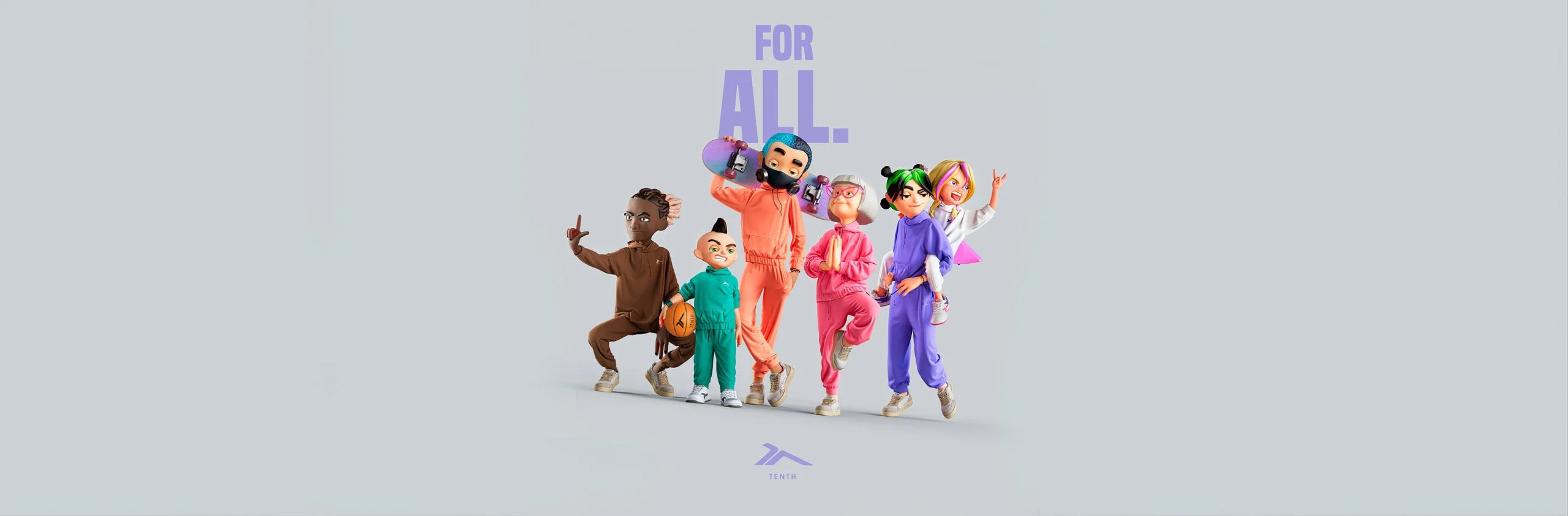 Diseño de personajes de Kutuko para Décimas