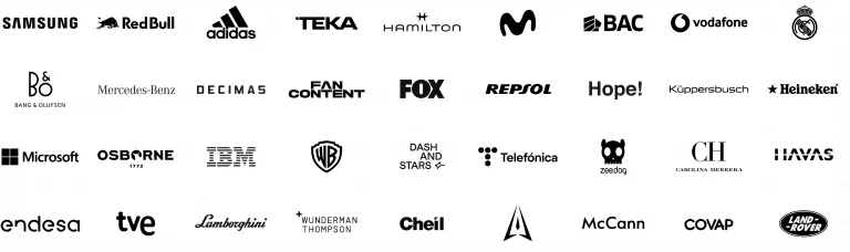 Selección de marcas con las que ha trabajado Kutuko