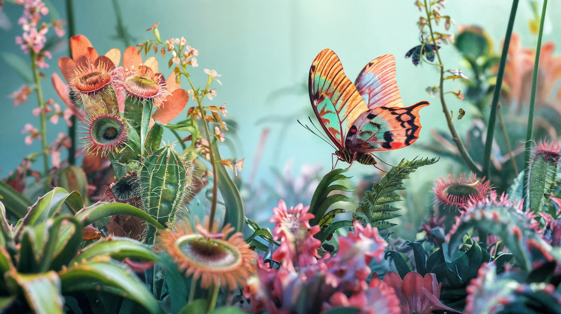 Photorealistic butterfly concept with premium CGI